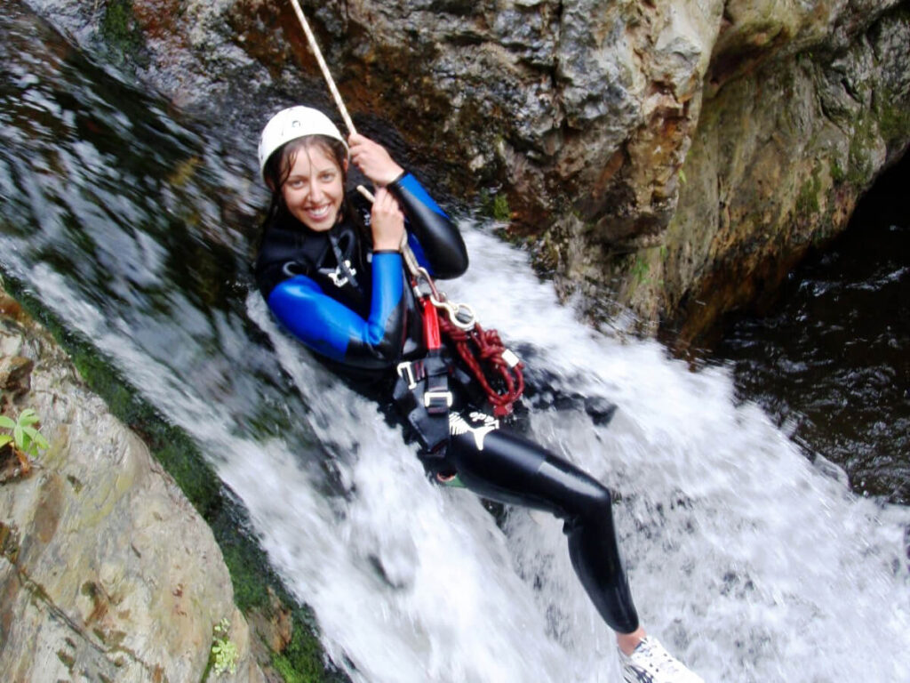 canyoning en eaux chaudes dans les Pyrénées-Orientales 66 Perpignan Marquixanes extérieur nature