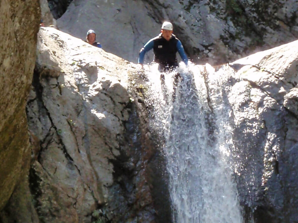 canyoning en eaux chaudes dans les Pyrénées-Orientales 66 Perpignan Marquixanes extérieur nature