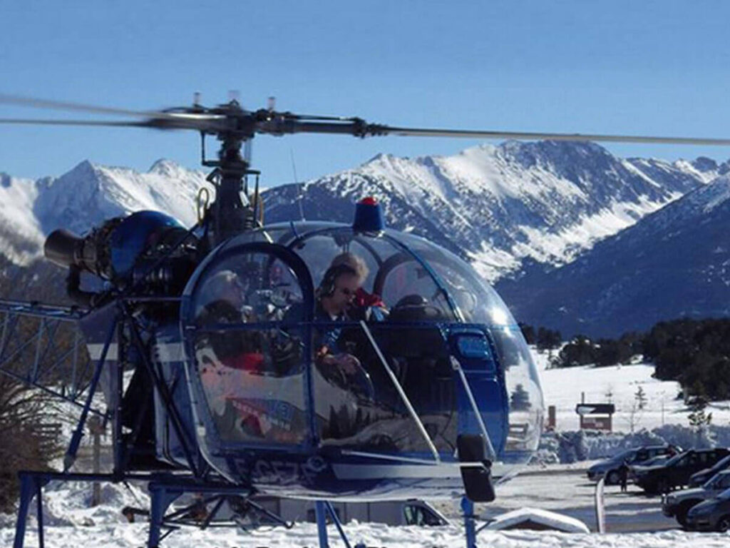 Baptême hélico des neiges