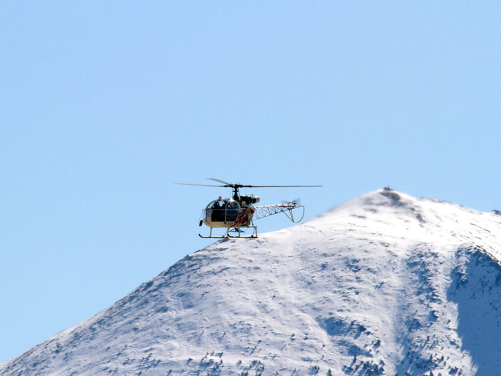 Baptême hélico des neiges