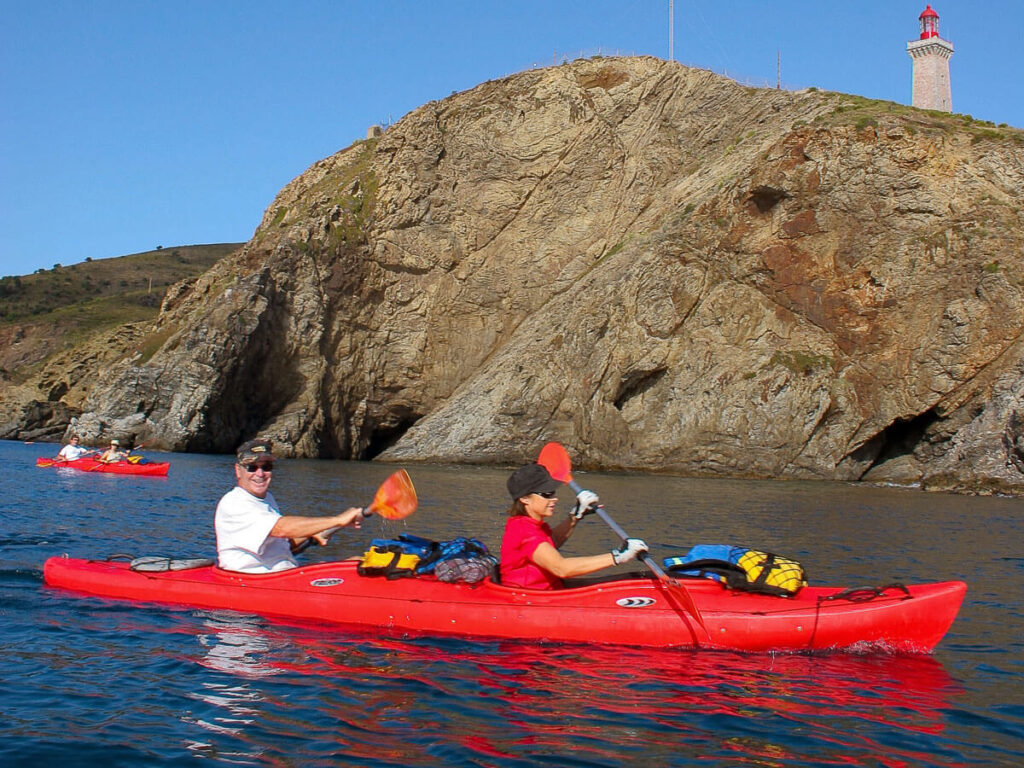 Balade en Kayak de mer dans les Pyrénées-Orientales 66