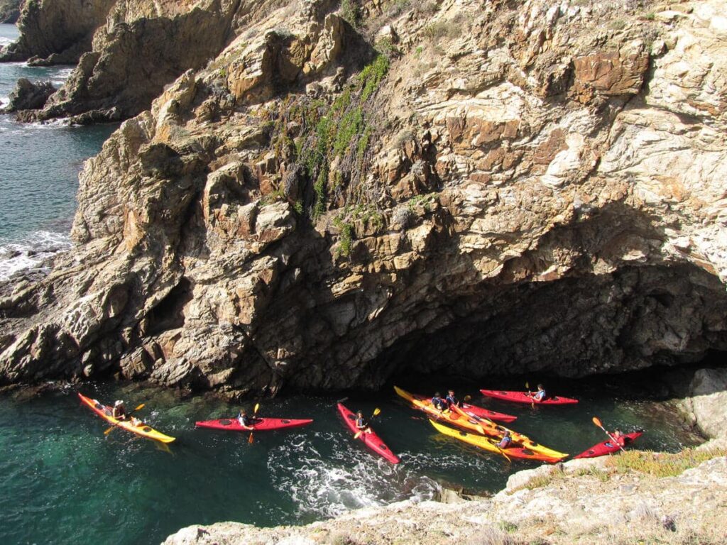 Balade en Kayak de mer dans les Pyrénées-Orientales 66