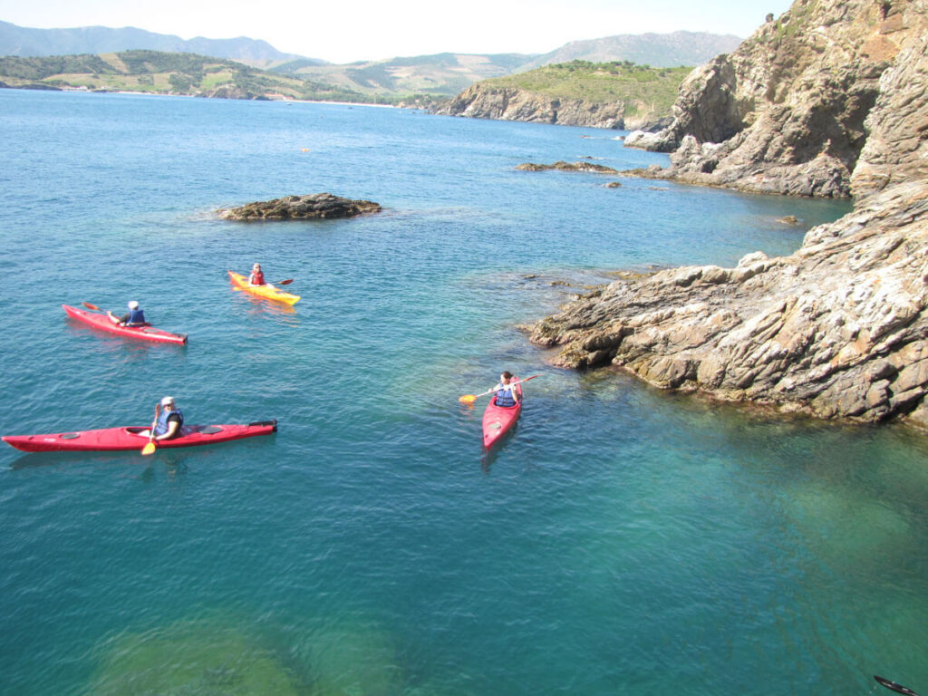 Balade en Kayak de mer dans les Pyrénées-Orientales 66
