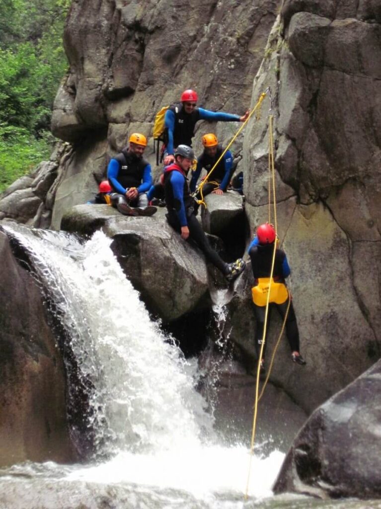 Canyoning dans les Pyrénées Orientales