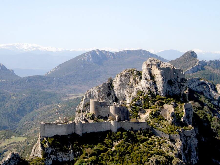 Vol en hélico Châteaux Cathares