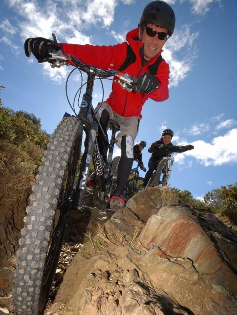 Descente en VTT Mountain Scoot dans les P.O