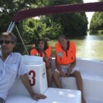 les petits bateaux électriques de Saint-Cyprien