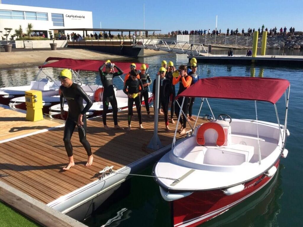 les petits bateaux électriques de Saint-Cyprien