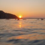 Coucher de soleil en kayak de mer