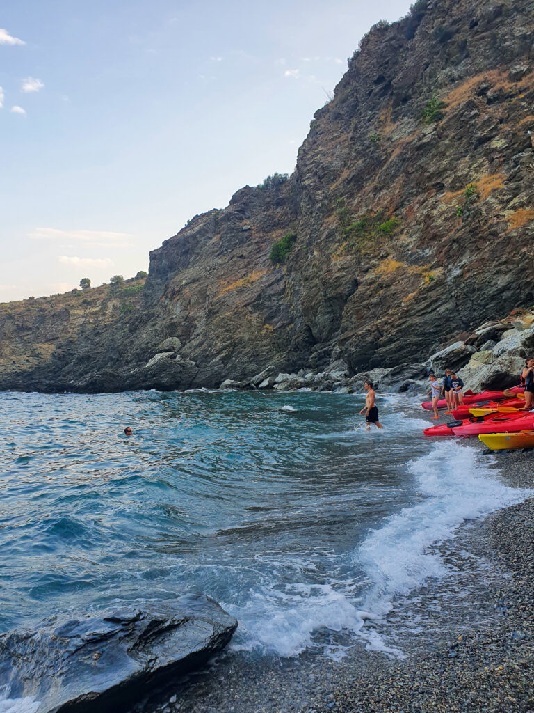 Coucher de soleil en kayak de mer