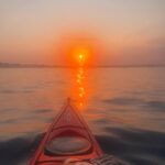 Coucher de soleil en kayak de mer