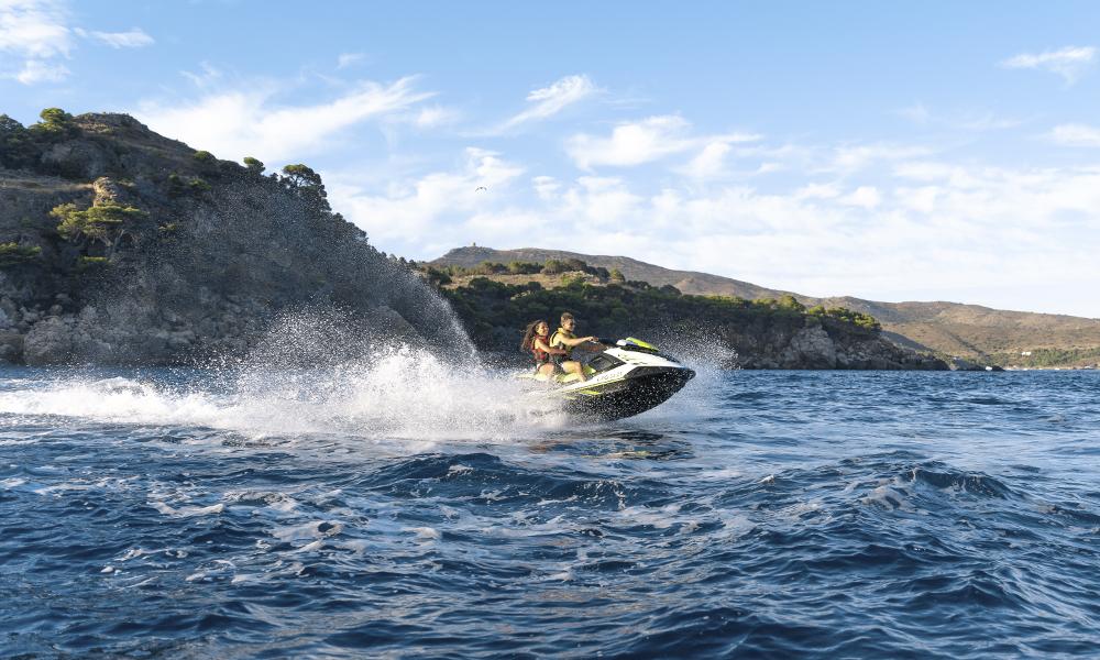 Jet ski sur la Costa Brava