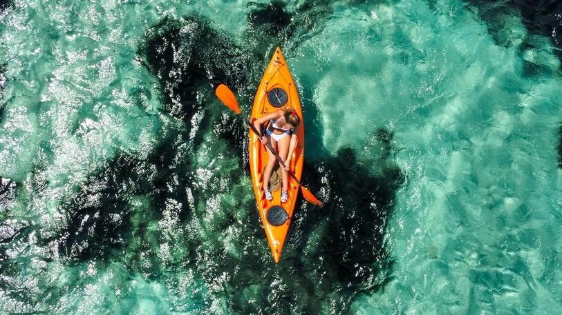 Kayak en Sardaigne