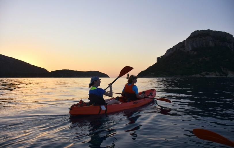 Kayak en Sardaigne