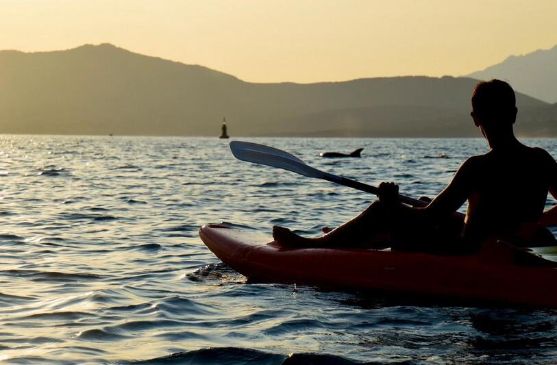 Kayak en Sardaigne
