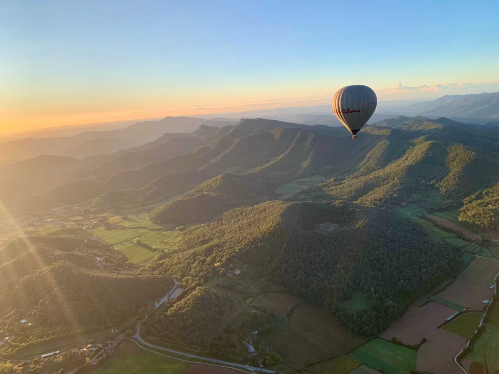 Vol en montgolfière à la Garrotxa