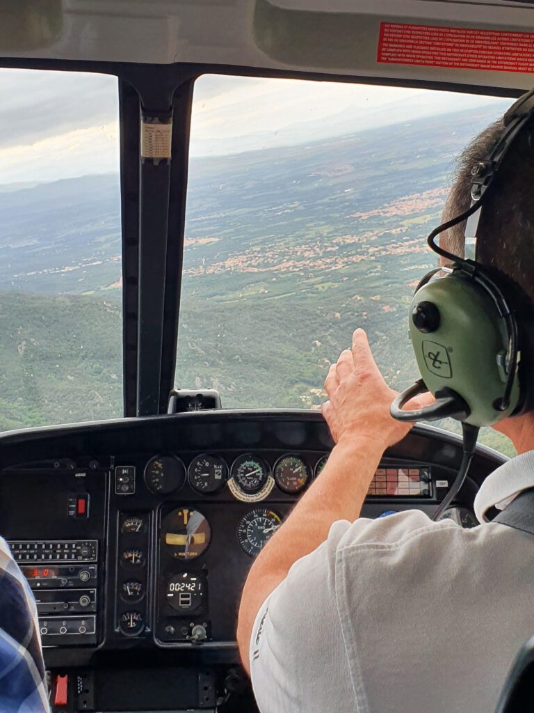 Vol initiation pilotage hélico