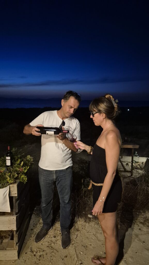 Dégustation vins sardes